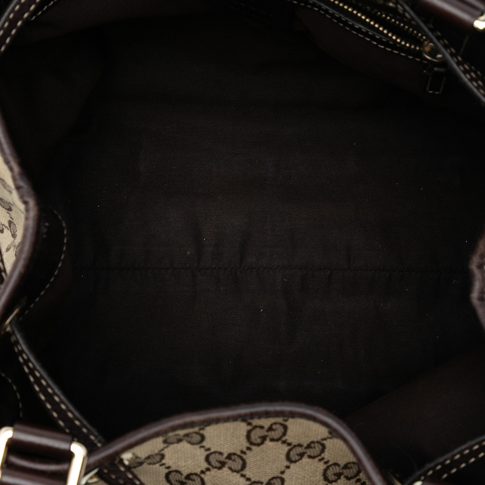 Pre-Loved Gucci Medium GG Canvas Braided Peggy Tote - Picture 4 of 7